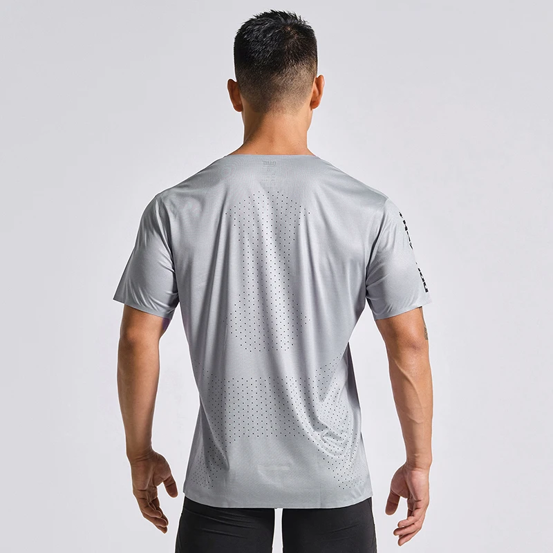 DROZENO Short-sleeved Ultra-light Zero Sense Series Sports Men's Quick-drying Mesh Breathable Fitness