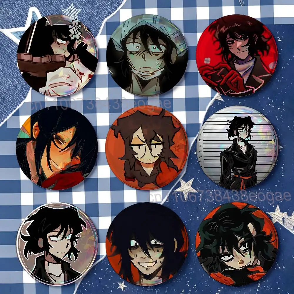 Married in Red HD Print Badges Pretty Round Display Brooches IP merchandise 32mm 58mm 75mm 44mm 25mm