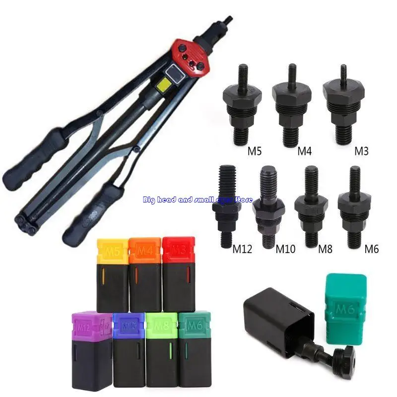 

Riveter Part Threaded Mandrel Replacement For Hand Nut Rivet Metric