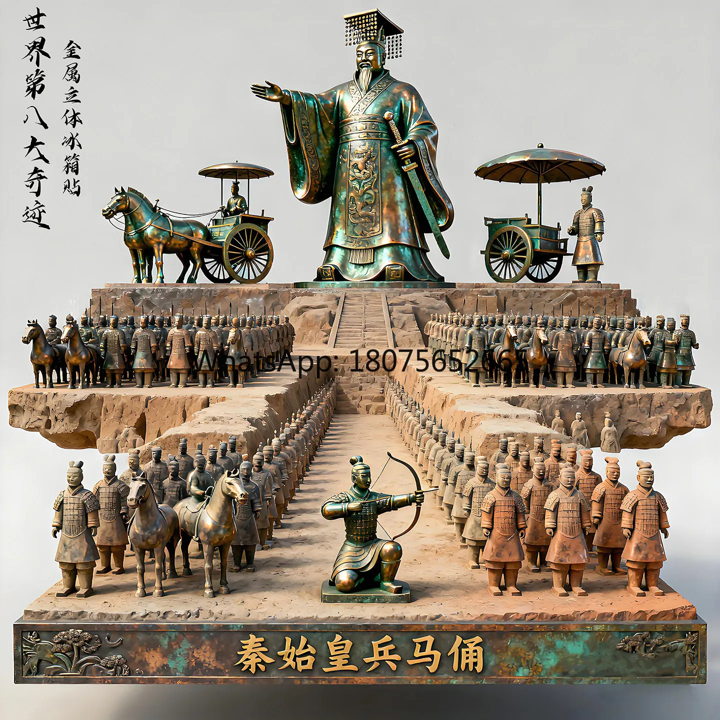Xi'an refrigerator magnet - magnetic souvenir of shaanxi tourist attractions, city cultural & creative gift