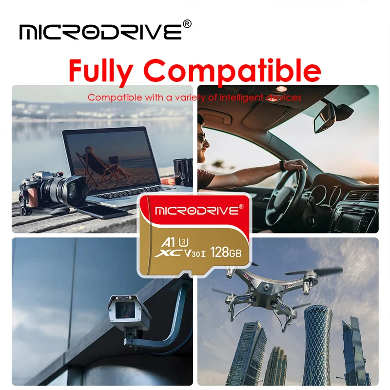 Micro tf SD card 16GB 32GB 64GB mini Card Class 10 TF Flash Card Memory Card 256GB 128GB For Smartphone with card reader