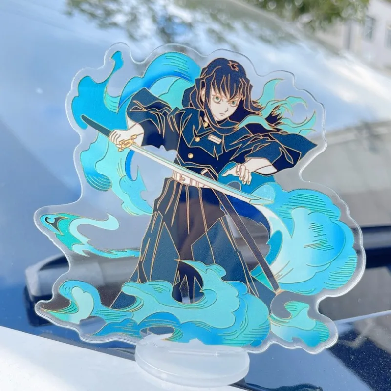 Kawaii Demon Slayer Acryl Ornamente Tokitou Muichirou Actionfigur Auto Desktop Dekoration Modelle Geburtstagsgeschenk für Anime-Fans
