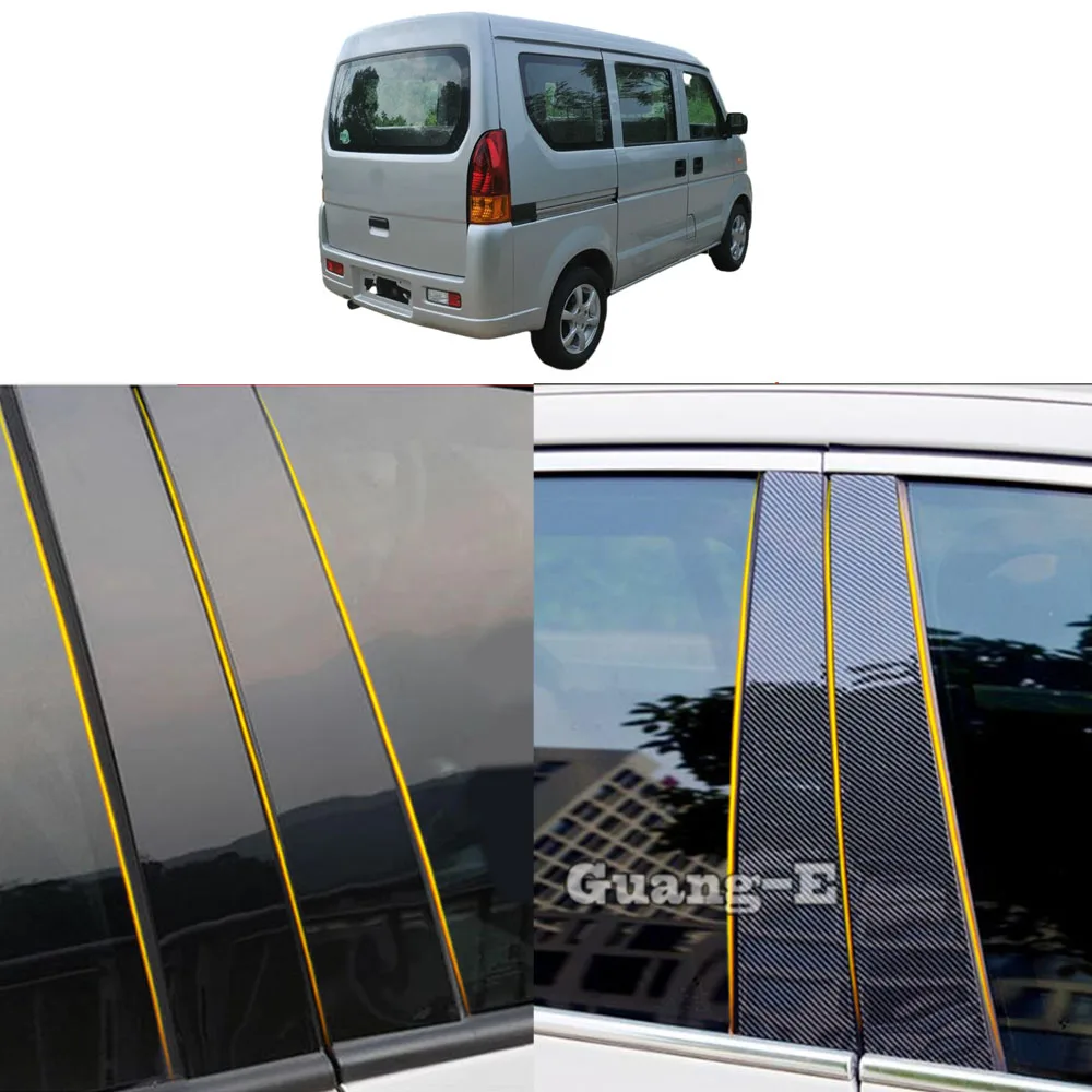 

For Suzuki Landy Every 2007-2010 Car PC Material Pillar Post Cover Trim Door Trim Window Molding Sticker Decoration Plate