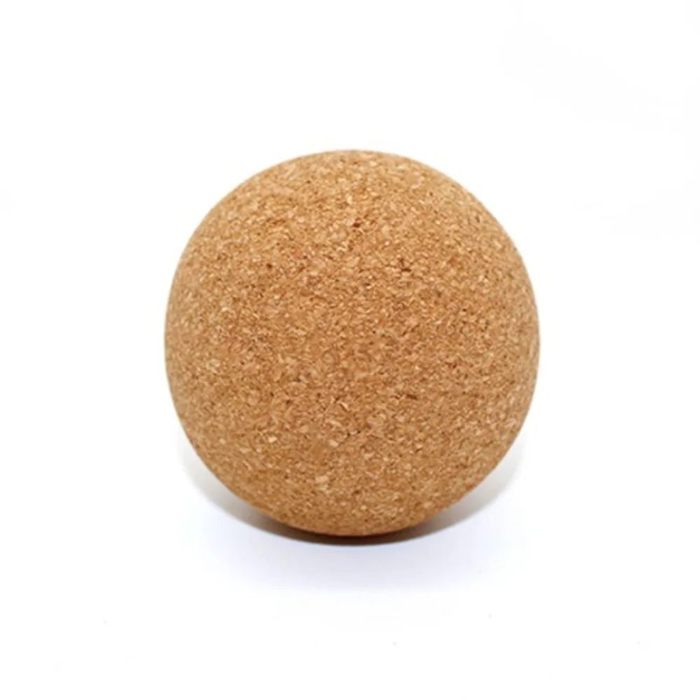 6cm Multifunctional Cork Ball Massage Yoga Plantar Fasciitis Treatment Ball Home Decoration Ornaments Decorative Ball