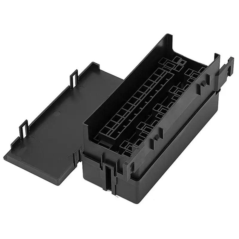 2x 12V Fuse Relay Box (2 pcs) with 5-Pin Relays - Holds 12 Relays & 22 Fuses for Car Truck Boat Trailer