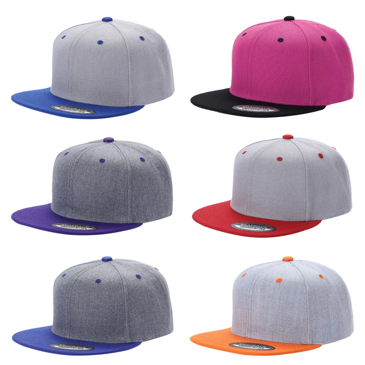 6 Pcs Boss Mode Hip Hop Caps - High Quality Fabric, Baseball Style, Streetwear Inspired