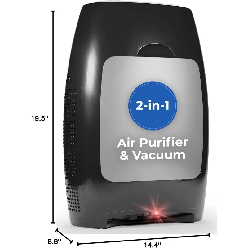 منقي هواء منزلي من EyeVac-HEPA ، فراغي بدون لمس ، منفوخ آلي ، سريع للغاية ، أغطية قوية ، 2 في 1 ، متر مربع