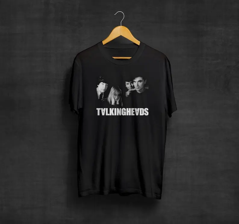 

Talking Heads Black T Band s Rock New wave Post Punkshirt