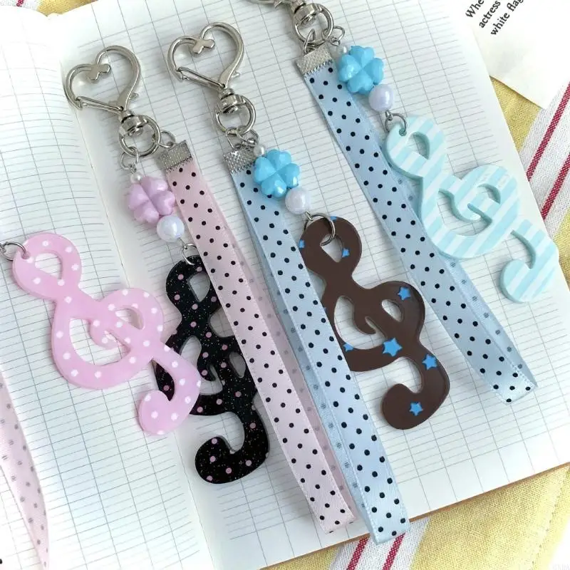 Wrist Strap Holder Charm With Acrylic-Style Decorative and Bag Charm Design for Everyday Keys and Casual Gifts 6XDA