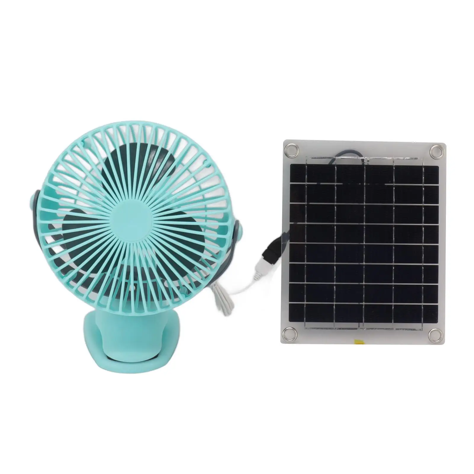 

10W Solar Ventilator Fan - Wall Mount, 360° Rotation, Brushless Monocrystalline for pet Spaces