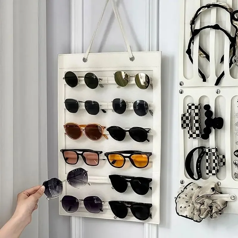 

Hair Bands Sunglasses Bracelet Organizer Glasses Organizing Wall Placed Home Wall-mounted Shelves Hairpin Preservation Bags