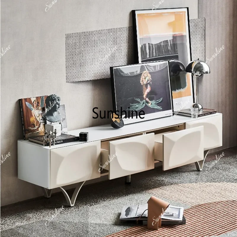 

Modern simple personalized audio-visual cabinet piano paint living room TV cabinet