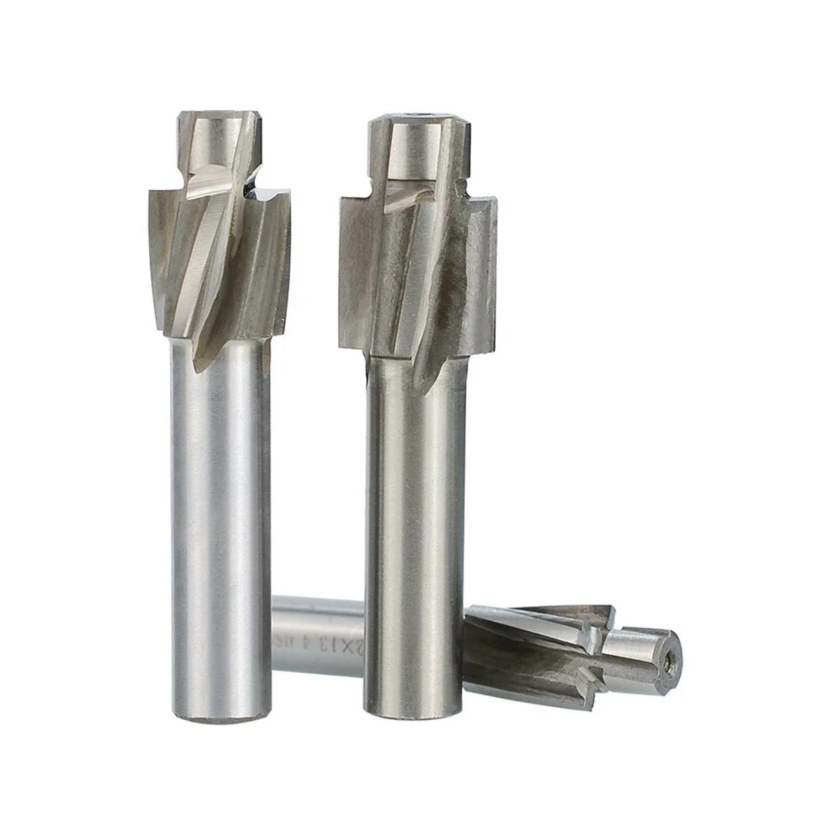 Guide Slotted Countersunk Die M3-M12 Milling Cutter 7 Pieces of 4-Tooth High-Speed Steel Milling Cutter