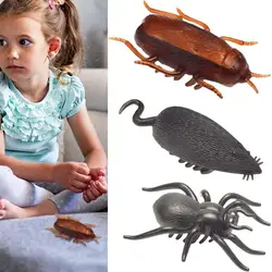 Moving Cockroach Toy Realistic Vibration Electric Crawl Toy Battery Powered Spider Vibrating Mouse for Cats and Kids