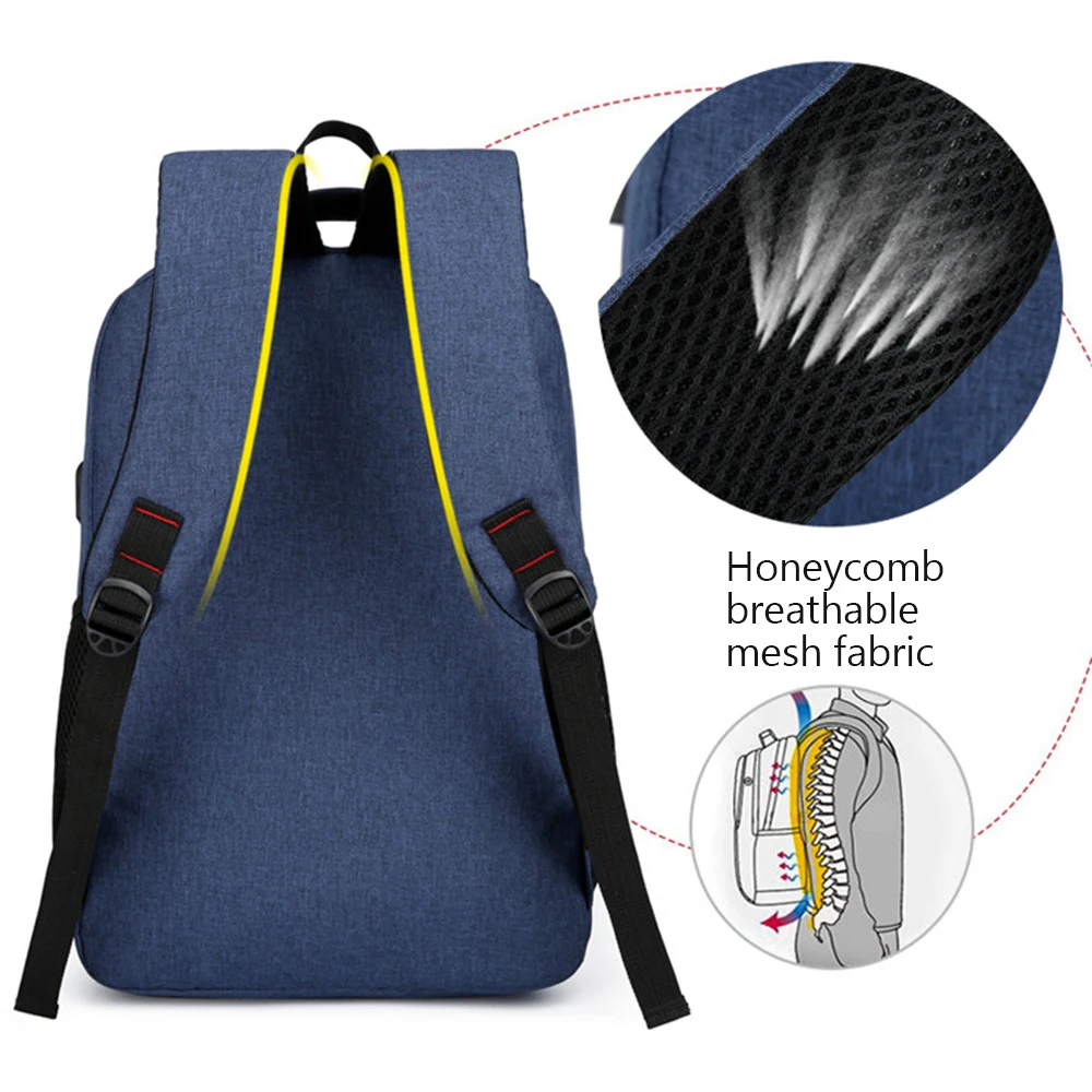 Simple and stylish backpack, large capacity multifunctional backpack for commuting, business travel, student computer bag-ll