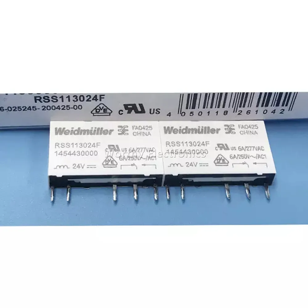 

Free Shipping 10PCS/LOT 24VDC 6A 5PIN Relay RSS113024F