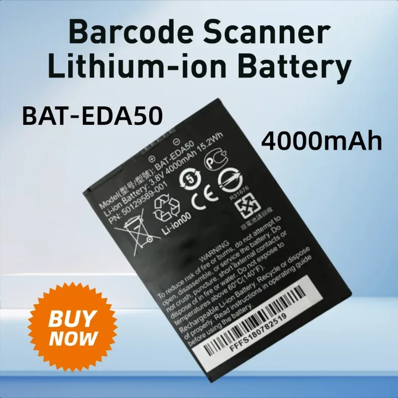 

4000mAh for Honeywell 50134176-001 Barcode Scanner Lithium-ion Battery BAT-EDA50