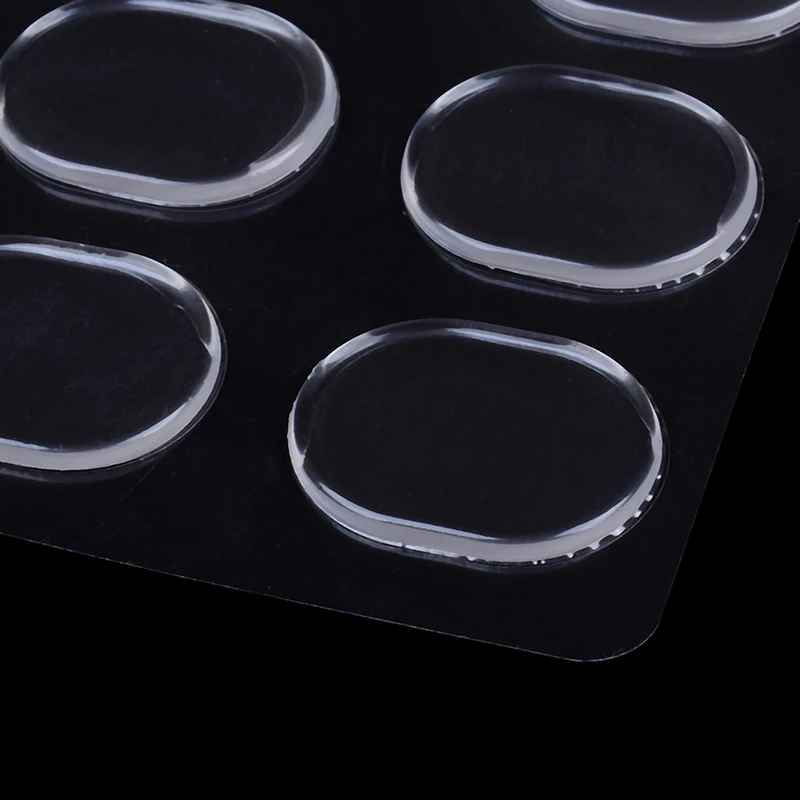 100pcs Soft Door Stops Clear Self adhesive Rubber Pads Cabinet Bumpers Damper Buffer Cushion Noise Dampening Furniture Hardware