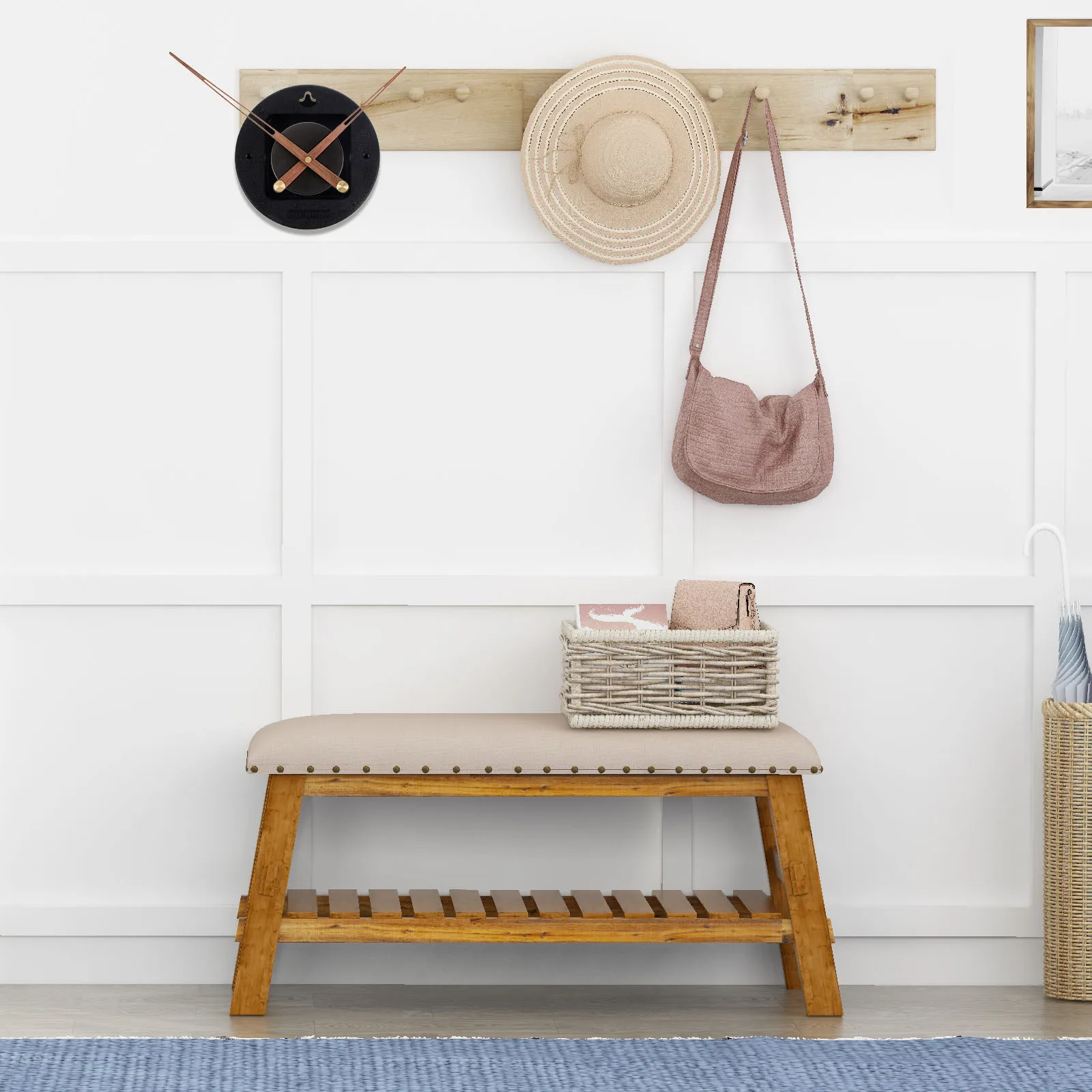 

Large Clock Movement with Mute Hands All-Match Color DIY Wall Clock Mechanism Replacement Sturdy Lightweight Repair Kit