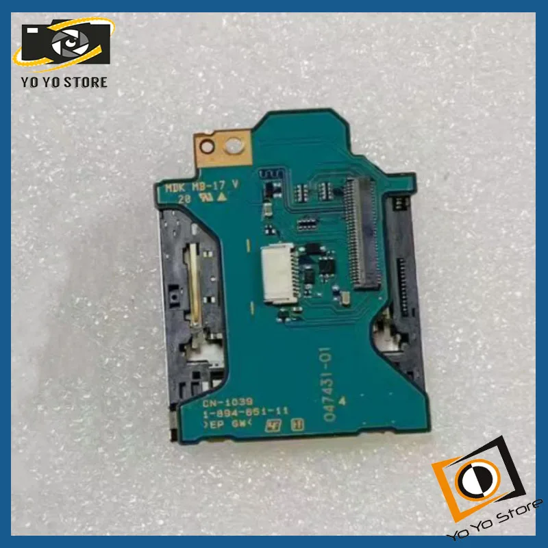 

98% новый для Sony A6400 A6100 ILCE-6400, слот для карт, плата CN-1039, аксессуары для ремонта деталей