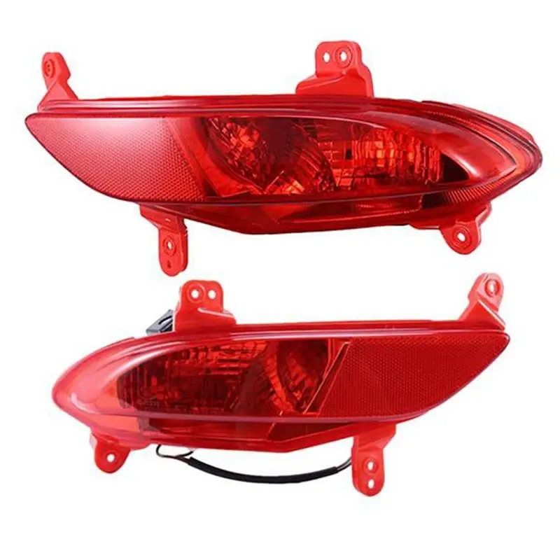 Rear Bumper Light For IX45 Santa Fe 2013-2016- 1 Pair Rear Fog Light Tail Fog Lamp Part Numbers 92405-A1300 92406-A1300
