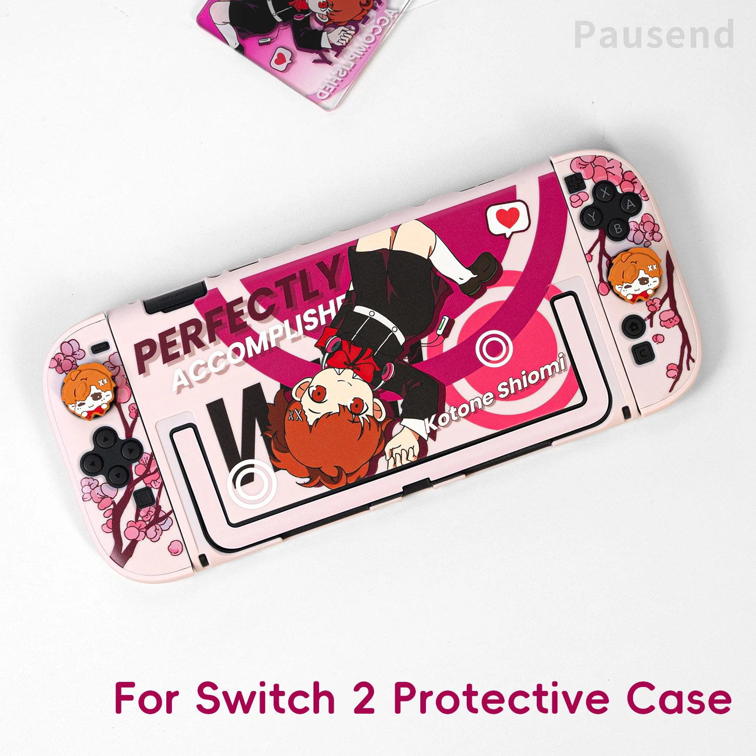 Protective Case For Switch 2 , Hard Shell Cover For Switch/OLED, Split‑Type Design, Support Docking Without Removing Case