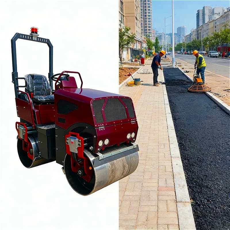 High Efficiency Dual Drum Roller with Integrated Hydraulic Technology  Asphalt Compactor Road Construction Machinery Customized