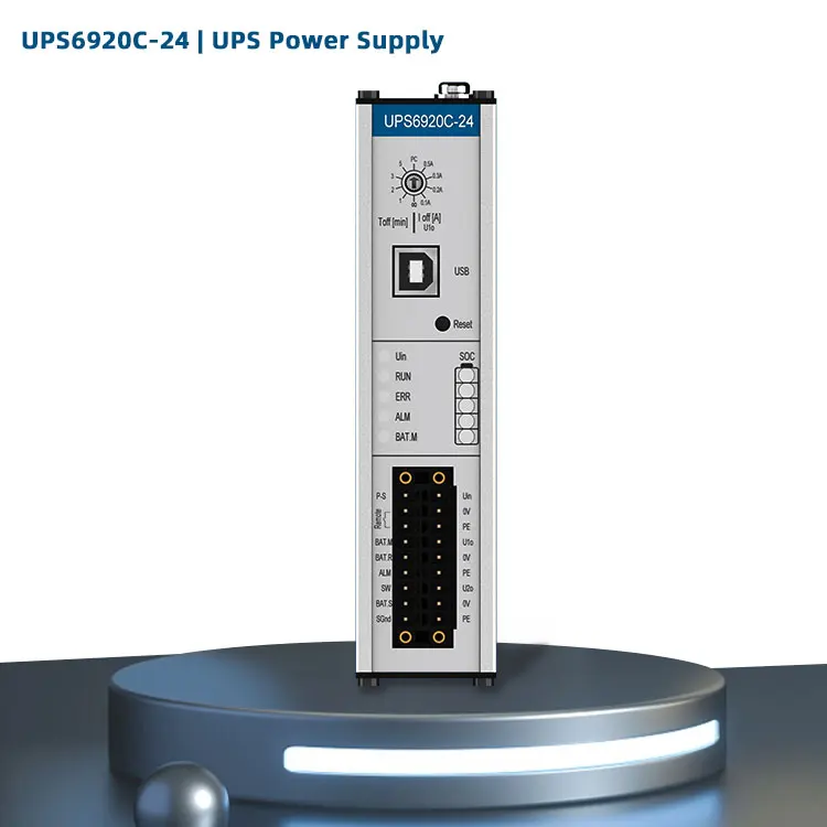 24V DC 120w 4-cell Lithium Battery Pack Supply with UPS Function Backup DIN Rail Power Supply Industrial Grade for PC UPS