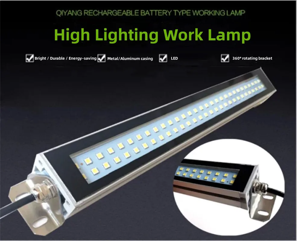 22-53cm AC&DC Led Machine Tool Work Light IP66 Oil-proof Explosion-proof Lamp CNC Lathe Industrial Lighting Aluminum Alloy Hot