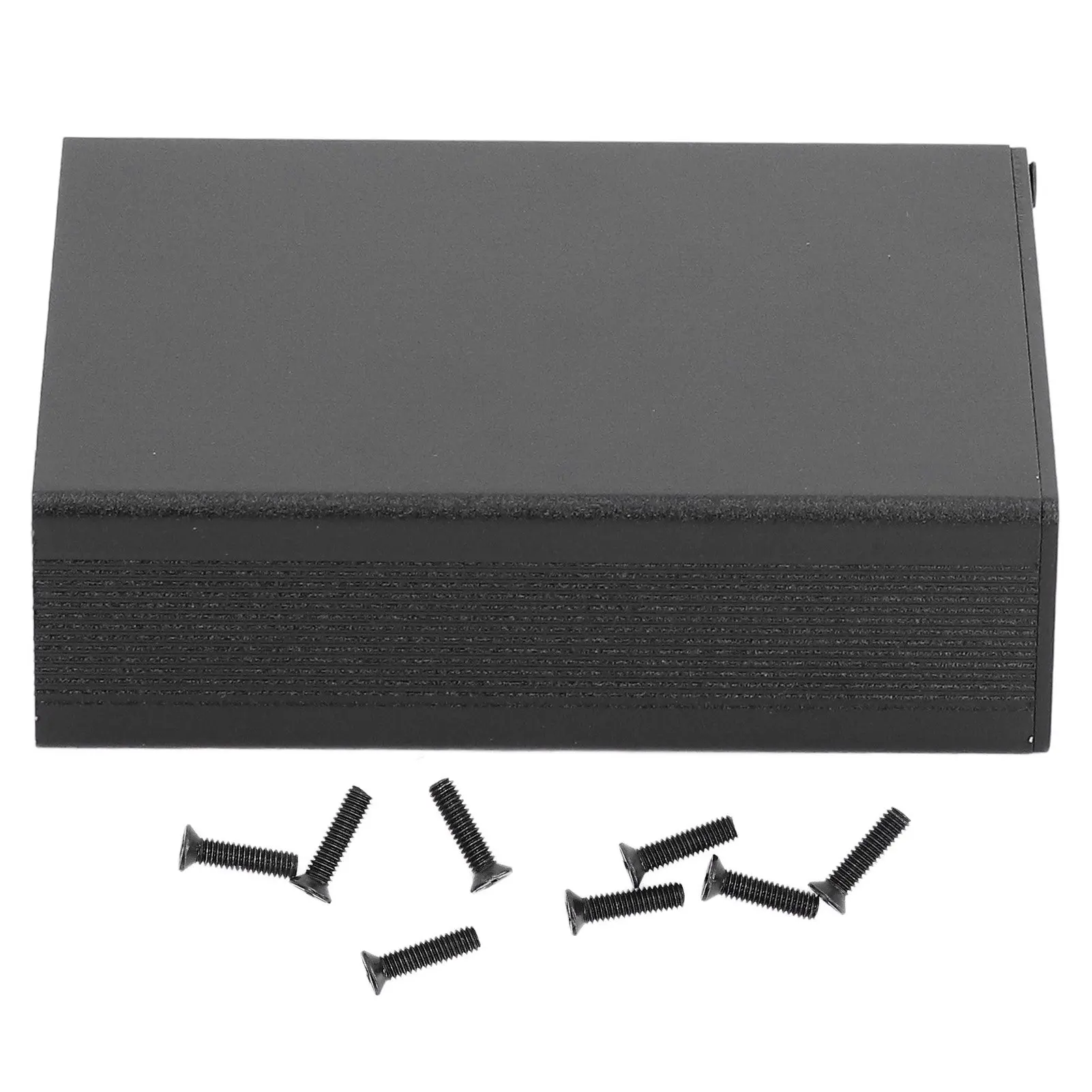 Aluminum Alloy Electric Box Project Junction Case Integrated Enclosure 24x64x80mm Matte Black