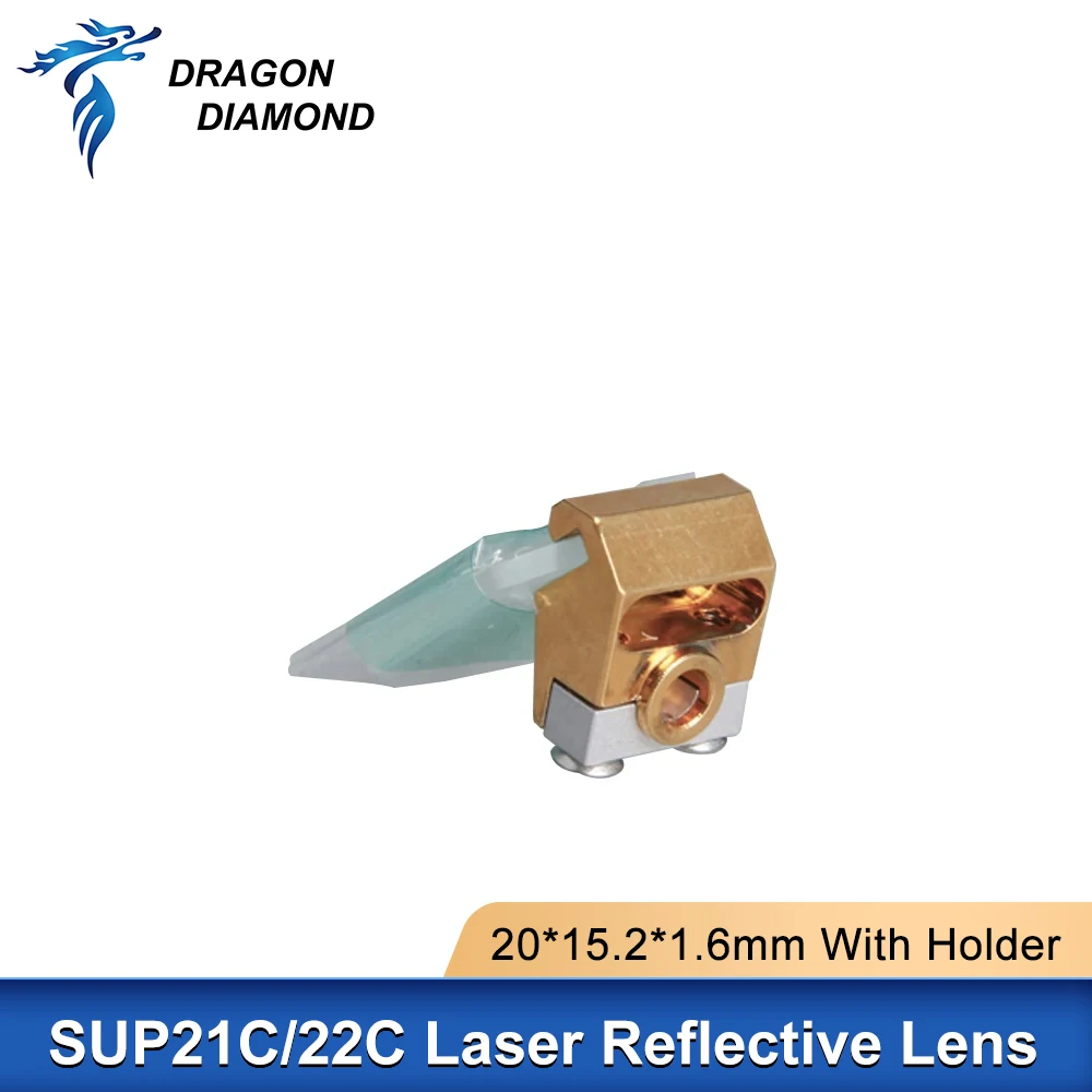 Imagem -04 - Laser Reflective Lens com Suporte Fibra Laser Soldador Máquina de Limpeza Gun Cabeça para Cqwy Sup21c e 22c 20*15.2*1.6 mm
