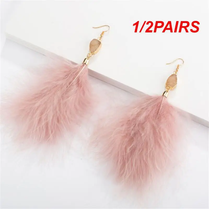 1/2PAIRS Tassel Atmosphere Literature And Art Earring Grace Accessories Fashion Tassel Does Not Fade Vintage