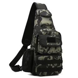 Bolso de pecho táctico para hombre y mujer, bandolera de hombro para deportes al aire libre, impermeable, mochila multifunción de viaje, Y29A