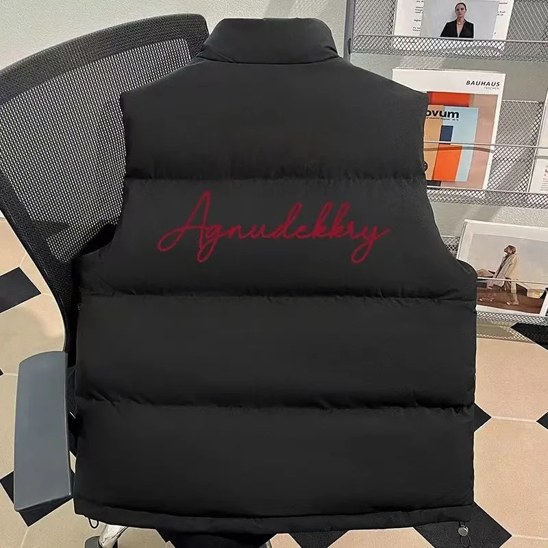 

Мужской жилет, мужской осенне-зимний бархатный хлопковый жилет, новинка 2024, универсальная утолщенная верхняя одежда, верхняя одежда, теплая верхняя одежда на талии