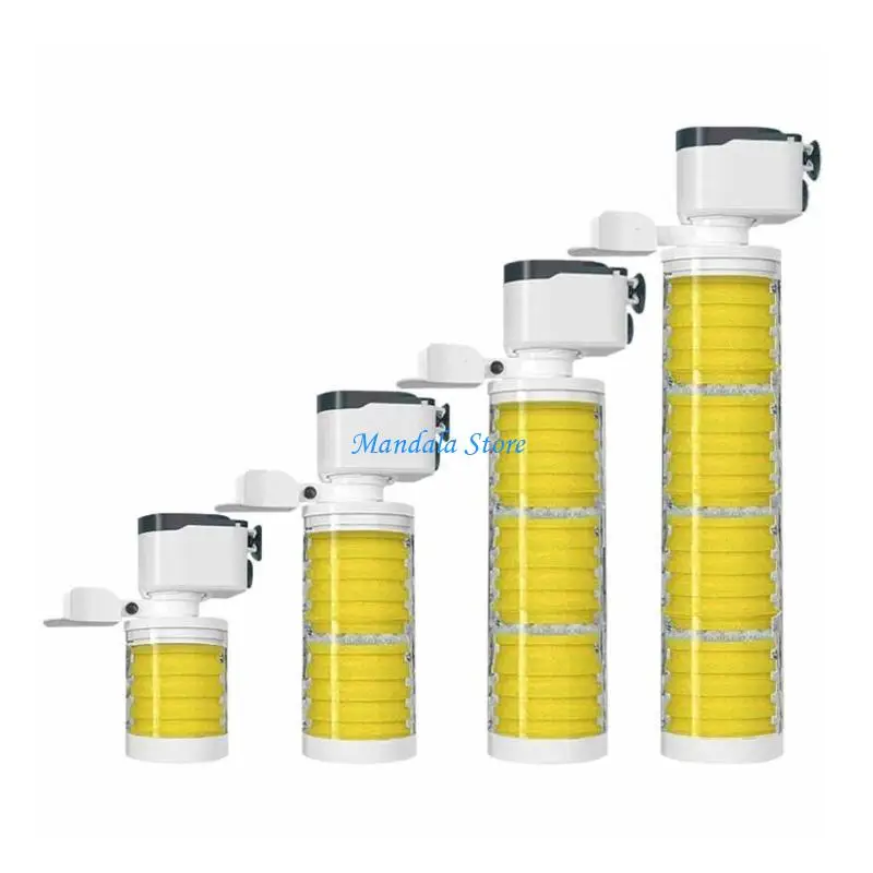 

U2JC 3-in-1 Fishtanks Filter Aquarium Filter Efficient Water Purification Fishtanks Aquariums Quiet Water Filter