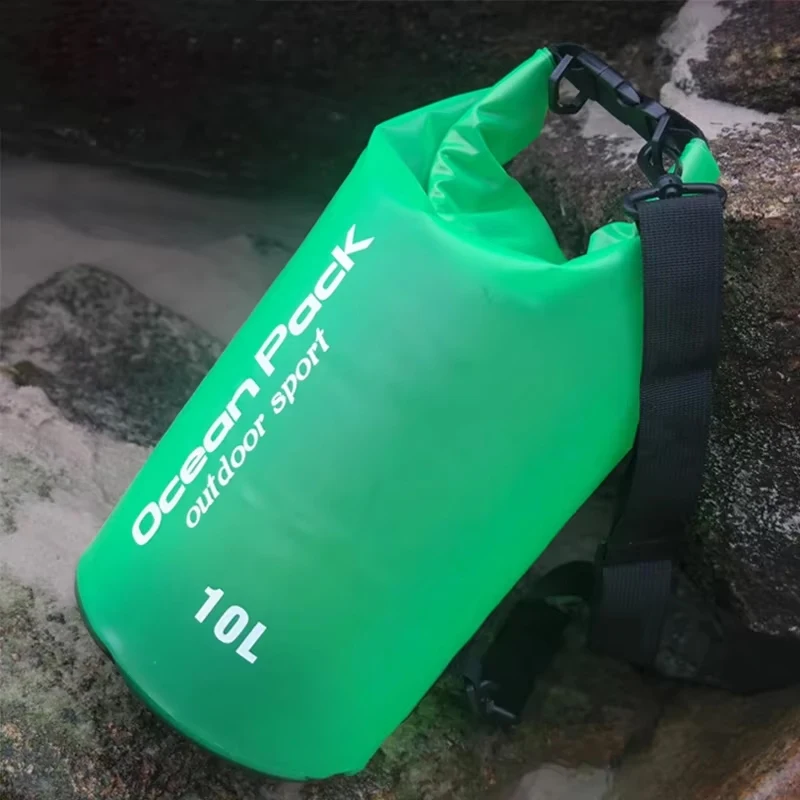 5L/10L/15L/20L Waterproof PVC Dry Bag Sack Ultralight Drifting Swimming Clothes Storage Bag Rafting Kayaking Outdoor Sport Bag