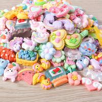 Tusember 10/20/30Pcs Cute Resin Flatbacks Animal Flower Food Fruit Charms For Earrings Bracelets Keychains DIY Handmade Craft