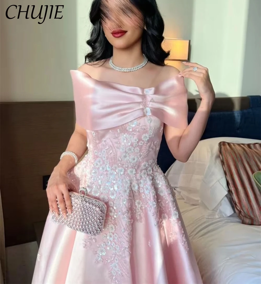 

Luxury Appliques Evening Dresses A Line Pleat Wedding Party Dress Prom Gowns Sweetheart Formal Evening Dress Vestidos De Gala