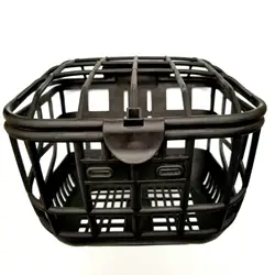 Electric Bike Basket with Lid Scooter Cycling Baskets Hanging Detchable Sundries