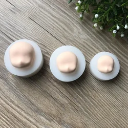 1 PCS 3D Baby Face Uniwersalna forma do ciasta z kremem 3 rodzaje Duży środkowy mały rozmiar Miękka glina Silikonowa forma Narzędzia Kształt chleba gotowanego na parze