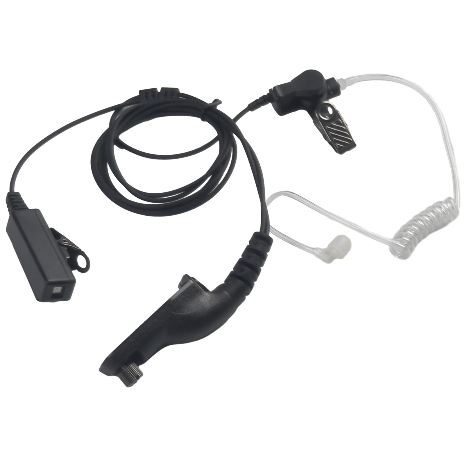 Metal+Plastic Headset Black Earpiece Replacement Replace For Motorola APX8000/7000/6000 XPR6550/6500/6300 Radio