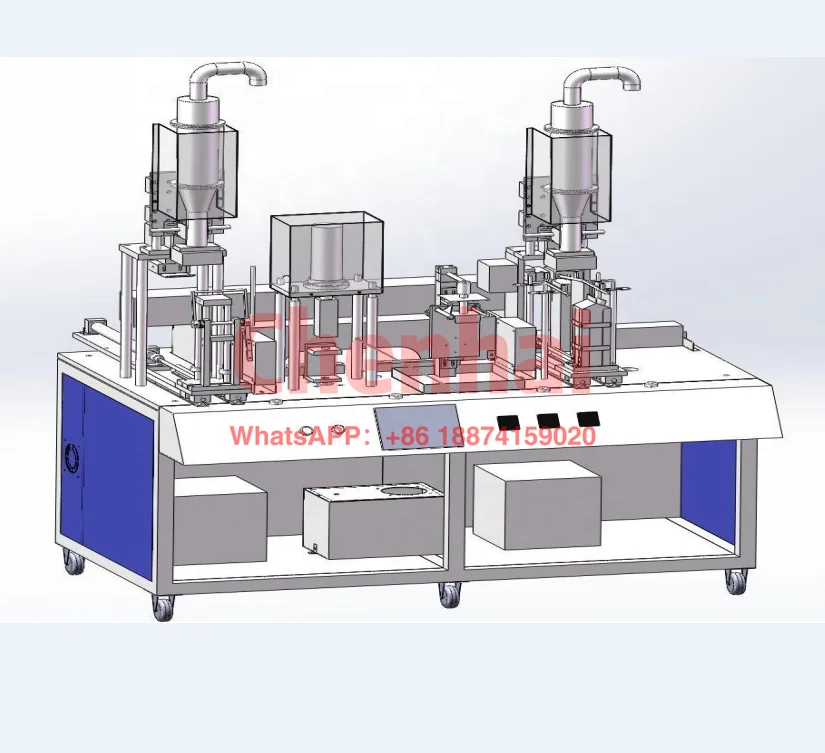 Semi-Automatic Lower-Priced Juice Fill and Seal Machine with Caps Sealing Device for Food Packaging in Gable-Top Cartons