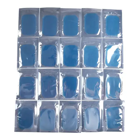 50/100pcs เปลี่ยนแผ่นเจล ABS EMS เครื่องกระตุ้นกล้ามเนื้อหน้าท้อง Hydrogel GEL อุปกรณ์ฟิตเนสการฝึกอบรมนวดผ่อนคลาย