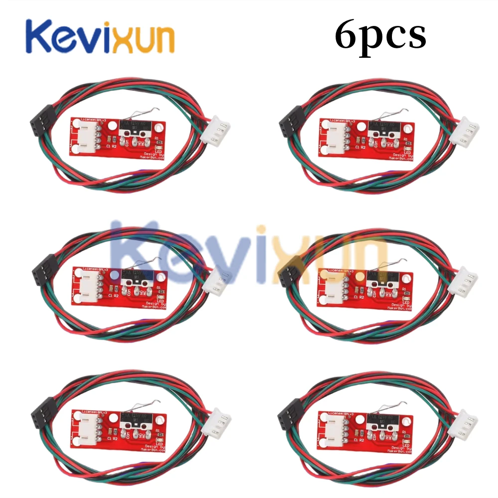 

6pcs/Endstop Mechanical Limit Switches With 3 Pin 70cm Cable For RAMPS 1.4 Control Board Part Switch 3D Printers Parts
