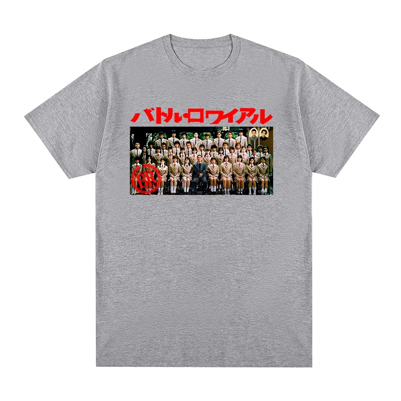 

Battle Royale Kitano Takeshi Vintage T-shirt Cotton Men T Shirt New TEE TSHIRT Womens Tops Aesthetic Clothes Y2k Clothes