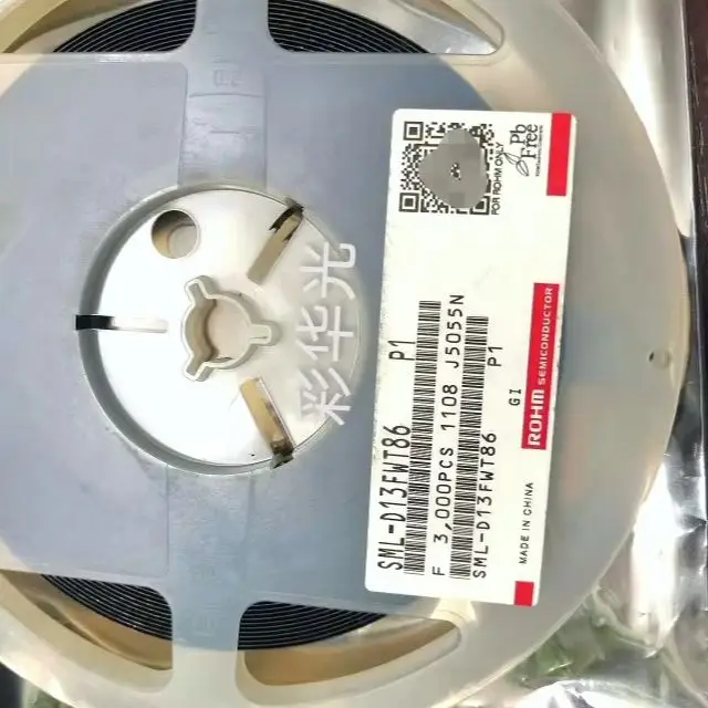 

50pcs/ SML-D13FWT86 0603 (1608) Yellow-green, high-brightness LED indicator