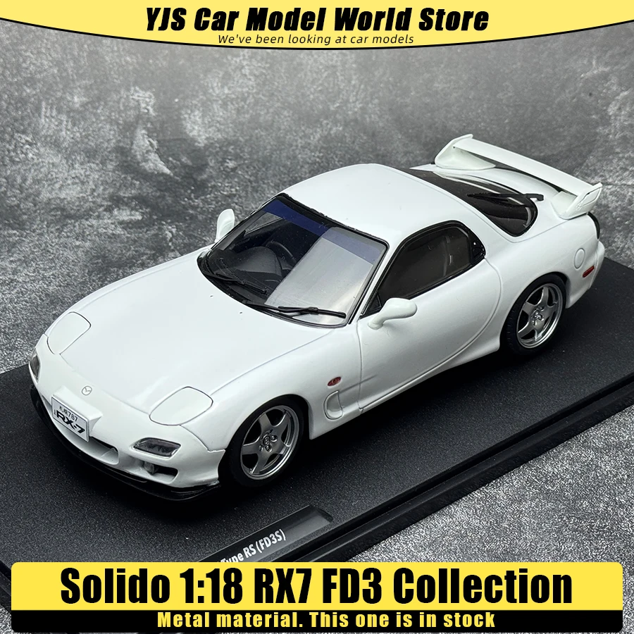 

Solido Diecast model 1:18 alloy RX7 EG6 911 car model static display piece holiday gift collection for friends