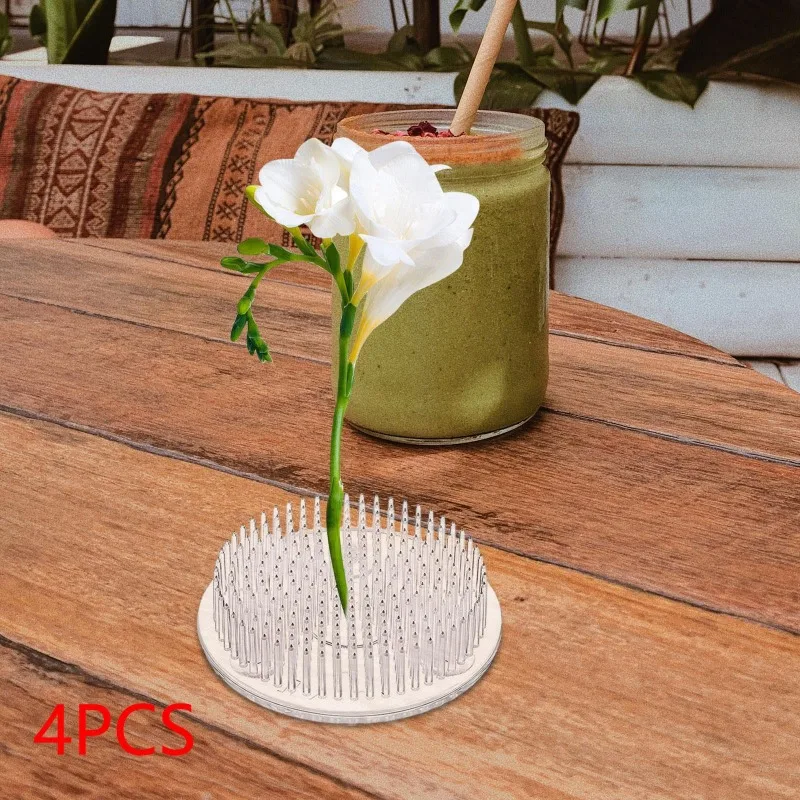 Professional Plastic Flower Frog Pin Holder for Floral Arrangements Vase Ikebana Wedding Christmas Home Decoration Plant Tool