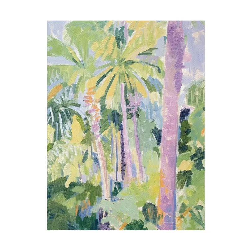 Hand-painted, purely handmade living room oil painting porch niche landscape hanging painting