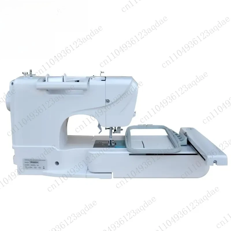 Small household and commercial fully automatic embroidery machine 100 * 235mm household LCD display and logo embroidery
